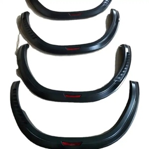 ขายดี! บังโคลนล้อรถยนต์ Ranger T9 วัสดุ ABS ลายคาร์บอนไฟเบอร์ สีดำ ทรงเพรียวบาง สไตล์ออฟโรด - Product Image 1