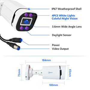 <span class=keywords><strong>4</strong></span>/8 canales 8CH P2P con cable Poe Full HD Visión Nocturna hogar exterior vigilancia seguridad ip AI <span class=keywords><strong>DVR</strong></span> CCTV kit sistema de cámara para el hogar - Product Image 5