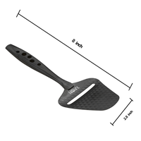 Trancheuse à fromage portable noire antiadhésive avec revêtement électrophorétique, texture nid d'abeille, épandeur de beurre en acier inoxydable, compatible lave-vaisselle