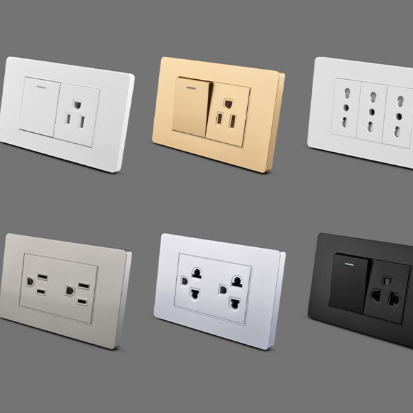 118A1 Series 250V Decorative Home Power 118 Type PC White Socket and Switches Various Wall Universal Socket
