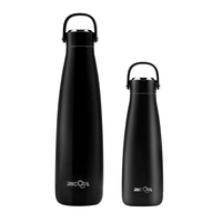 Termo al vacío de acero inoxidable 18/8 para viaje, botella de agua de grado alimenticio para deportes al aire libre, doble pared
