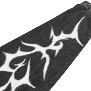 Camiseta de Manga Larga para Hombre, Talla Europea, Tejida, Oversize, 100% Algodón, Transpirable, 300g, Lisa, Unisex, de Alta Calidad - Product Image 5