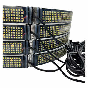 5 열 흰색 LED 트럭 라이트 시스템 BT 제어 12V 새로운 조건 헤드 라이트 및 테일 라이트 가장 밝은 휠 라이트 - Product Image 3