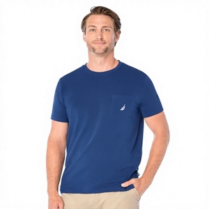 <span class=keywords><strong>เสื้อ</strong></span>ยืดผู้ชายทรงคลาสสิคแบบวินเทจสีพื้นมีกระเป๋า - Product Image 1