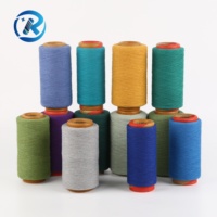 Fil teint en coton mélangé de qualité supérieure en cône pour la fabrication de chaussettes, haute résistance à la traction, technique OE, résistant aux acides et antibactérien, vente en gros