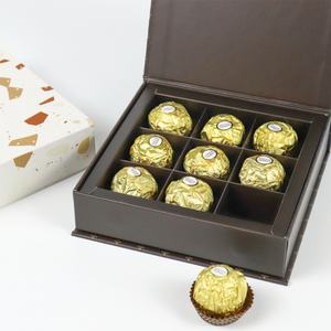 Boîte cadeau en chocolat Crown Win 20x7x4 avec séparateur, boîte cadeau en fraises avec fenêtre, boîte en papier pour sauce à tremper - Product Image 3