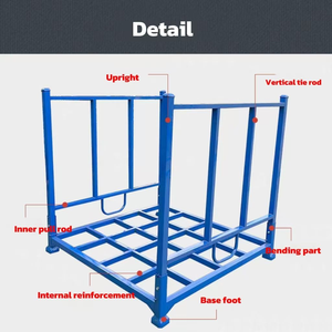 Складские складные стеллажи для промышленного использования, для хранения автозапчастей, штабелируемые, для использования внутри помещений, для демонстрации запчастей - Product Image 4