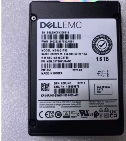 1.6TB SSD up to SAS 24Gbps ISE Mix Use 512e 2.5in Hot-plug 3WPD 1.6T