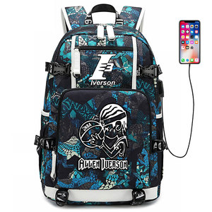 Sac à dos d'entraînement de basket-ball Oxford étanche de grande capacité vente en gros transfrontalière pour le lycée nommé Curry - Product Image 3