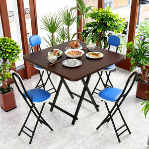 Juego <span class=keywords><strong>de</strong></span> sillas <span class=keywords><strong>de</strong></span> mesa <span class=keywords><strong>de</strong></span> comedor plegables duraderas con patas <span class=keywords><strong>de</strong></span> acero <span class=keywords><strong>para</strong></span> alquilar, fuertes y confiables <span class=keywords><strong>para</strong></span> uso en comedor o restaurante - Product Image 1