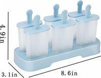 Moule à glaces sans BPA à démoulage facile, pour la fabrication de bâtonnets glacés maison