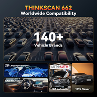 Herramienta de Diagnóstico THINKCAR Thinkscan 662, Escáner OBD2 para 4 Sistemas, Prueba Activa, 12 Reinicios, CANFD, Actualizaciones Gratuitas de por Vida