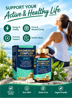 ODM12 Vitamin Mineral Kompleks Dewasa 700mg Magnesium Meningkatkan Penyerapan Sinergis Relaksasi Otot Antioksidan Dukungan Kekebalan Tubuh