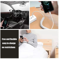 Câble de charge rapide rétractable Micro-USB 3A OD3.5 pour téléphone portable Redmi, collection Printemps 2026