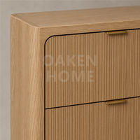 Armoire de chambre à coucher OAKEN, style moderne et luxueux, en bois de chêne, commode à 6 tiroirs, meuble de chambre à coucher, meubles pour la maison