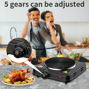 Single Burner Electric <b>Stove</b> 220V Portable Adjustable Temperature Induction Cooker For Camping Kitchen Use - Product Image 4