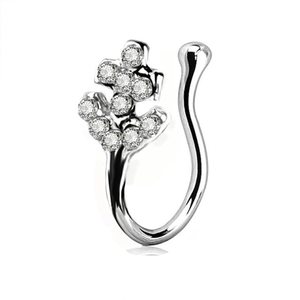 Melhor preço nariz anel argola sem pendurar esperança piercing jóias - Product Image 2