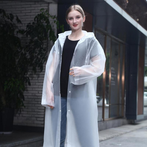 Impermeables Desechables H919 al por Mayor, Multicolores, de Plástico Ecológico, Impermeables de EVA para Exteriores, para el Hogar, para Adultos, Largos - Product Image 3