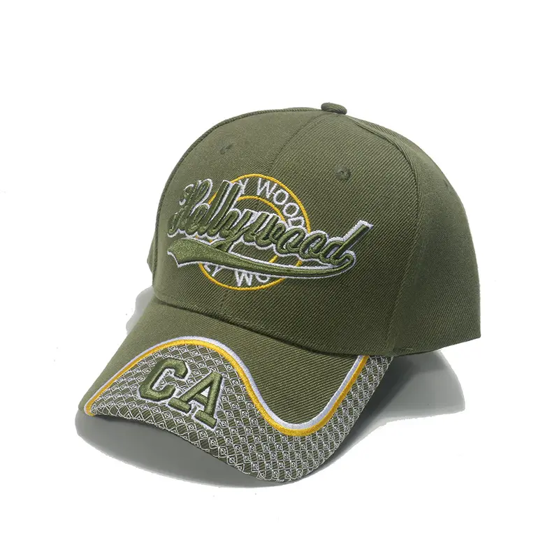 Olive New York Embroidery 100% Cotton Classic Baseball Hat Adjustable Men Women Sports Caps Team Headwear