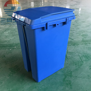 Cubo de basura rectangular para el hogar de 15L, 20L, 30L con pedal para la clasificación de residuos, uso interior y exterior. - Product Image 3