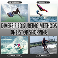 Planche de wingfoil, hydrofoil carbone 90L, wingfoil, kitesurf, paddleboard pour la pratique du surf en mer, de la pêche et du surf.