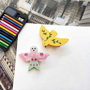 Fermaglio per Capelli Yuxi Personalizzabile in Acetato a Forma di Uccello per Donne, Elegante e Raffinato Fermaglio Animale, Colorato Fermaglio a Forma di Piccola Rondinella per Frangia - Product Image 1