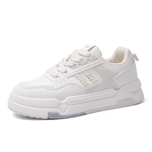 Zapatillas Blancas Pequeñas 2026 de Alta Calidad para Mujer, Nuevas de Primavera, de Cuero Genuino, Estilo Casual, para Correr, Ligeras y con Plataforma - Product Image 1