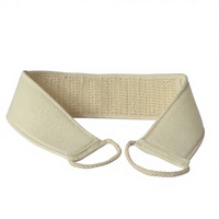 Brosse de bain longue pour le dos, exfoliante et massante, vente directe usine, pour adultes, en lin