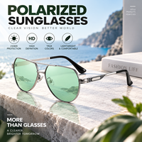 Lunettes de soleil polarisées de luxe personnalisées pour hommes, dernière collection de la marque de créateur