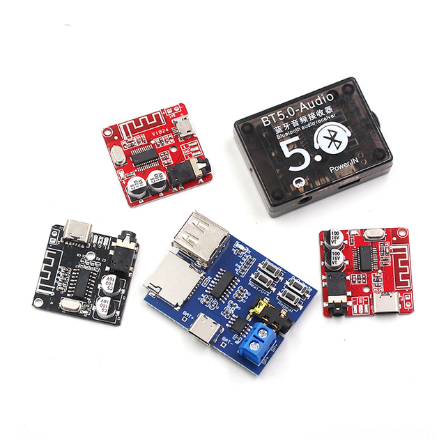 MP3 Audio Decoder Board Wireless Audio Receiver Module USB C Micro USB TF Card USB Player Amplifier Module