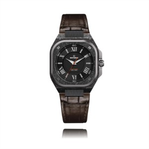 Montre automatique OEM/ODM avec logo personnalisé, boîtier en fibre de carbone, aiguilles super lumineuses, bracelet en cuir véritable - Product Image 5