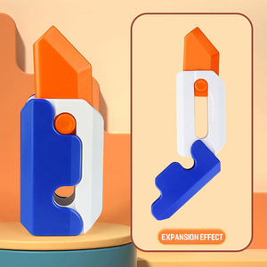 Juguetes Sensoriales Luminosos para Adultos, Pequeño Cuchillo Retráctil de Plástico con Forma de Zanahoria, Alivio del Estrés, Juguete de Cuchillo de Rábano con Gravedad Impresa en 3D - Product Image 2