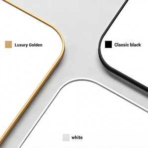 กระจกตั้งพื้นทรงโค้งทันสมัย กรอบอะลูมิเนียม ติดผนังได้ ตั้งพื้นได้ ขนาดเต็มตัว ตกแต่งสวยงาม ทำด้วยมือ เป็นมิตรกับสิ่งแวดล้อม ผลิตจากโรงงาน - Product Image 4