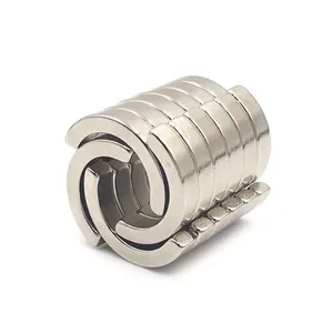 Industrieller Großhandel gebogene Seltenerd magnete N52 Neodym-Magnet für ewigen Magnet generator - Product Image 6