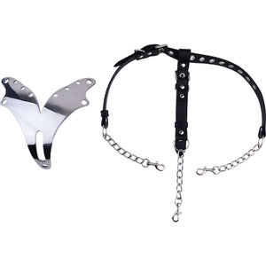 Braguitas Eróticas <span class=keywords><strong>de</strong></span> Acero para <span class=keywords><strong>Mujer</strong></span> FX-NK9016: Restricción Corporal <span class=keywords><strong>de</strong></span> Metal Pesado para Juegos BDSM y Accesorios <span class=keywords><strong>de</strong></span> Juego <span class=keywords><strong>de</strong></span> Roles para Disfraces <span class=keywords><strong>de</strong></span> Navidad - Product Image 3