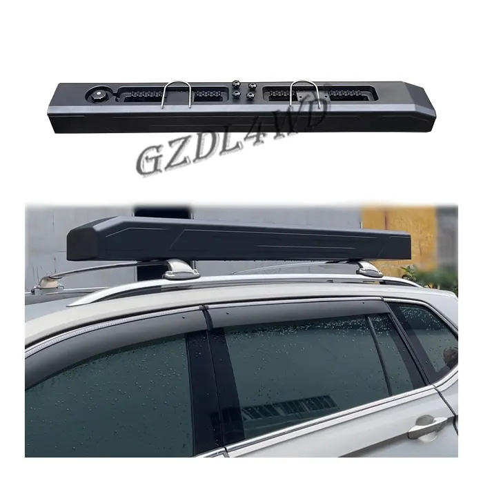 GZDL4WDユニバーサル4x4ピックアップトラックSUVルーフボックスオフロード用屋外拡張車収納タンクを簡単に設置