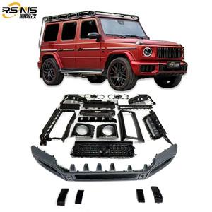 Kit <span class=keywords><strong>de</strong></span> Carrocería <span class=keywords><strong>de</strong></span> Parachoques Delantero Actualizado <span class=keywords><strong>de</strong></span> W464 a W465 para <span class=keywords><strong>Mercedes</strong></span> Clase G 2018+ a 2025, Estilo G63 AMG, Kit <span class=keywords><strong>de</strong></span> Modificación Externa - Product Image 1