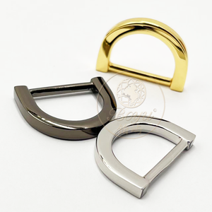 ห่วงเกี่ยวแบบหมุนได้ วัสดุโลหะผสมสังกะสี รูปตัว D ขนาดเส้นผ่านศูนย์กลางภายใน 20 มม. คุณภาพสูง สำหรับอุปกรณ์เสริมกระเป๋าเดินทาง - Product Image 5