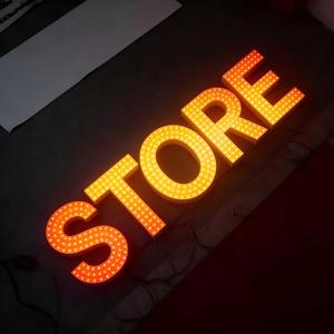 Letrero Publicitario de Acero Inoxidable con Pantalla LED a Todo Color y Letras 3D RGB Personalizadas para Tiendas Minoristas, Guangdong - Product Image 4