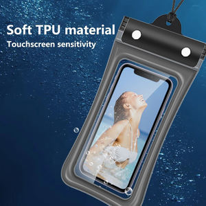 Claro TPU Airbag flotante teléfono móvil caso sellado impermeable teléfono bolsa trampa natación playa Accesorios bolsa a prueba de agua bolsas - Product Image 4