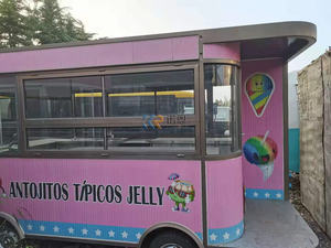 Chariot de vente de nourriture rapide mobile, camion de nourriture électrique de rue, chariot de restauration en acier inoxydable pour la vente de glaces - Product Image 5