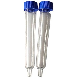 Tubes à essai de 12 ml avec bouchon bleu pour analyse d'urine et examen de routine, récipient à échantillons en plastique jetable - Product Image 4