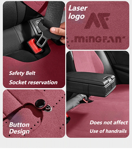 全年快適コットンリネンカーシートカバー5人乗り汎用通気性クッション4つの季節一般席 - Product Image 6