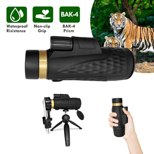 Télescope monoculaire 12x50 de haute qualité HD BAK4, vision nocturne faible luminosité pour adultes, observation des oiseaux, chasse, randonnée - Product Image 2
