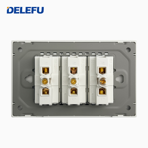 Delefu tiêu chuẩn ý ổ cắm với USB thông minh Loại C 20 Wát sạc nhanh, kép USB tường ổ cắm Glass Bảng điều chỉnh - Product Image 6