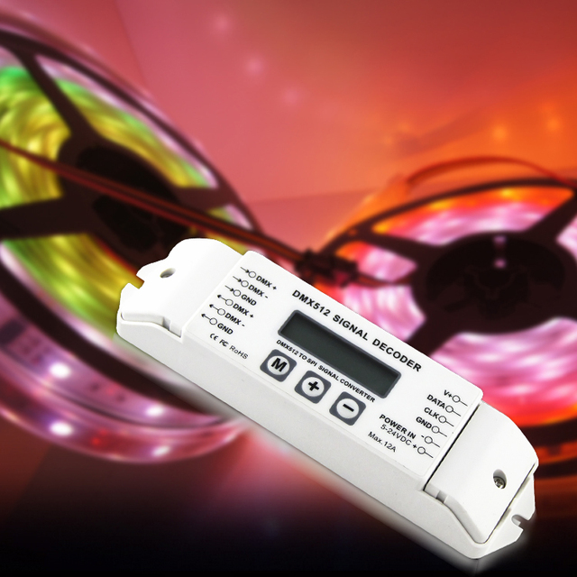 High-Speed DMX512 to SPI Digital Signal Decoder with Multi-IC Compatibility and Professional Terminal Integration