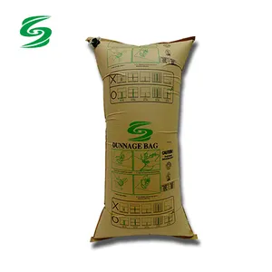 Kraft Paper Air Cushion Dunnage Air Bags For Container