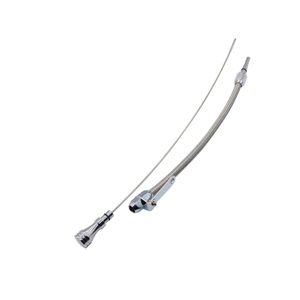 Dipstick Oli Mesin Fleksibel Universal Billet Aluminium Hitam Anodized untuk LS - Product Image 1