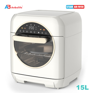 Friteuse à vapeur 15L 1635W Four Combiner vapeur avec Air Fryer Moins d'huile LED Écran tactile friteuse à vapeur numérique intelligente - Product Image 2