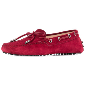 Mocasines Planos de Mujer de Cuero Genuino con Punta Alomada, Ligeros, Antideslizantes, con Amortiguación, para Primavera, Verano y Otoño, con Suela de Goma - Product Image 1